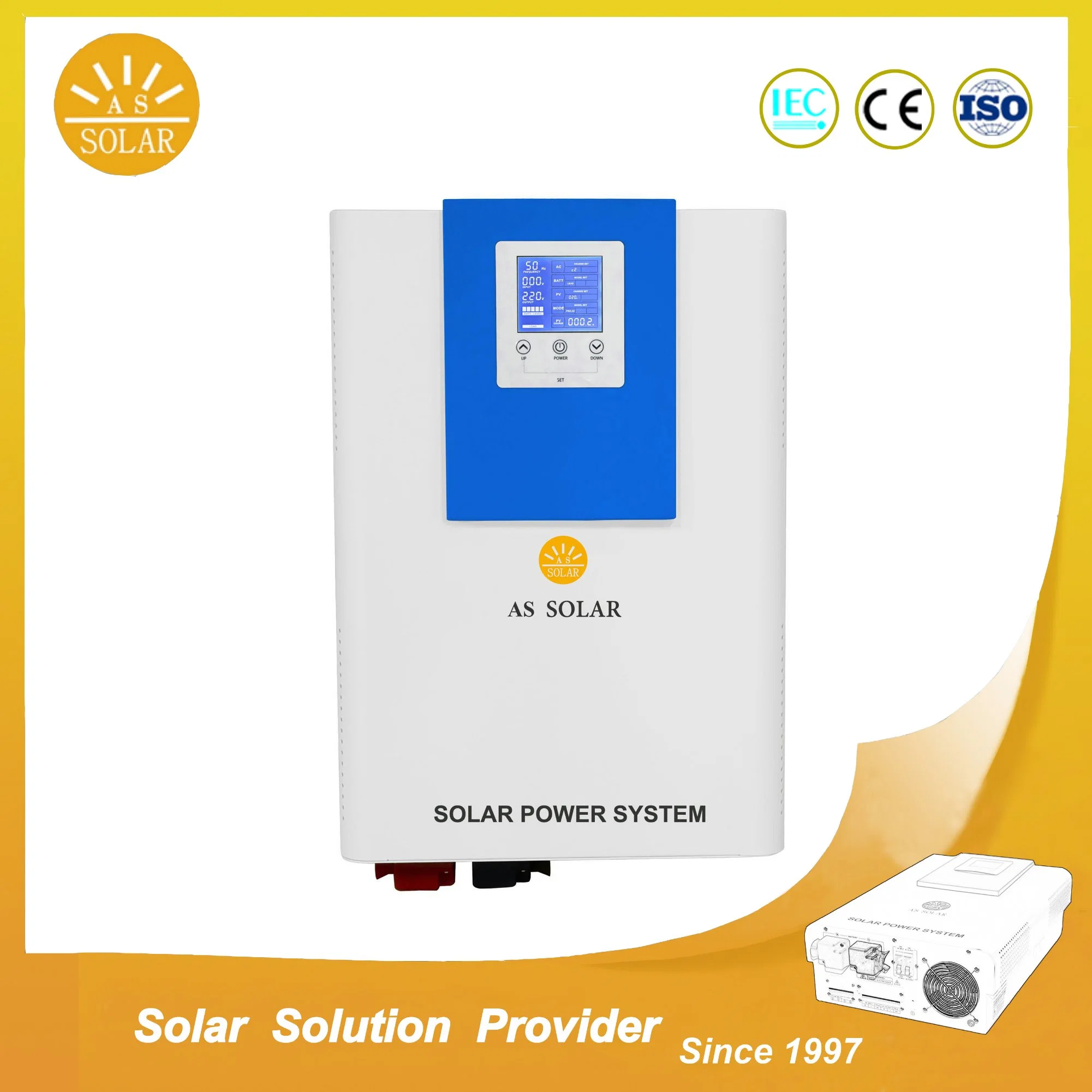 1kVA-15kVA inversor Solar Híbrido con impregnado de MPPT CONTROLADOR PWM/con RS485.