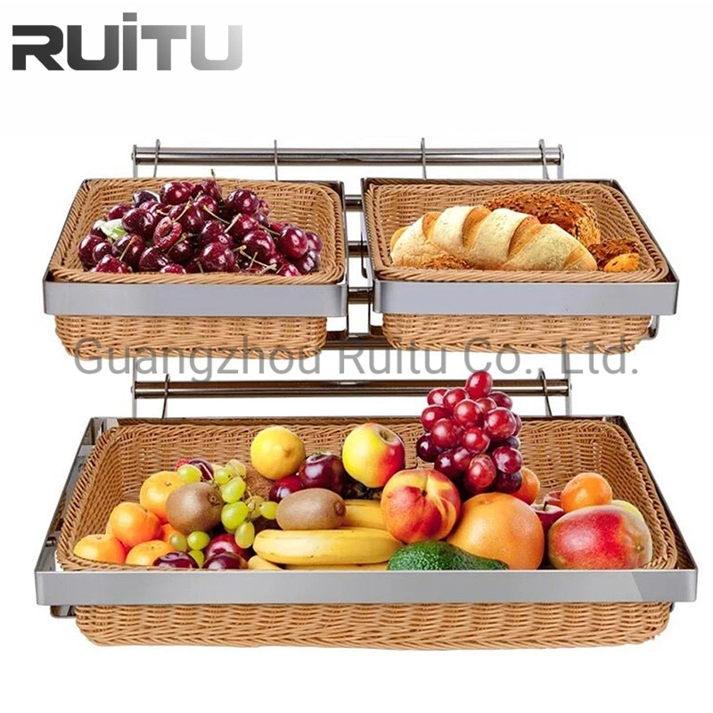 Multifunctional Buffet Wood Storage Table Mini Cupcake Display High Tea Acrylic Cover Wooden Bases Dessert Cake Plate Stand with Acrylic Dome Cover