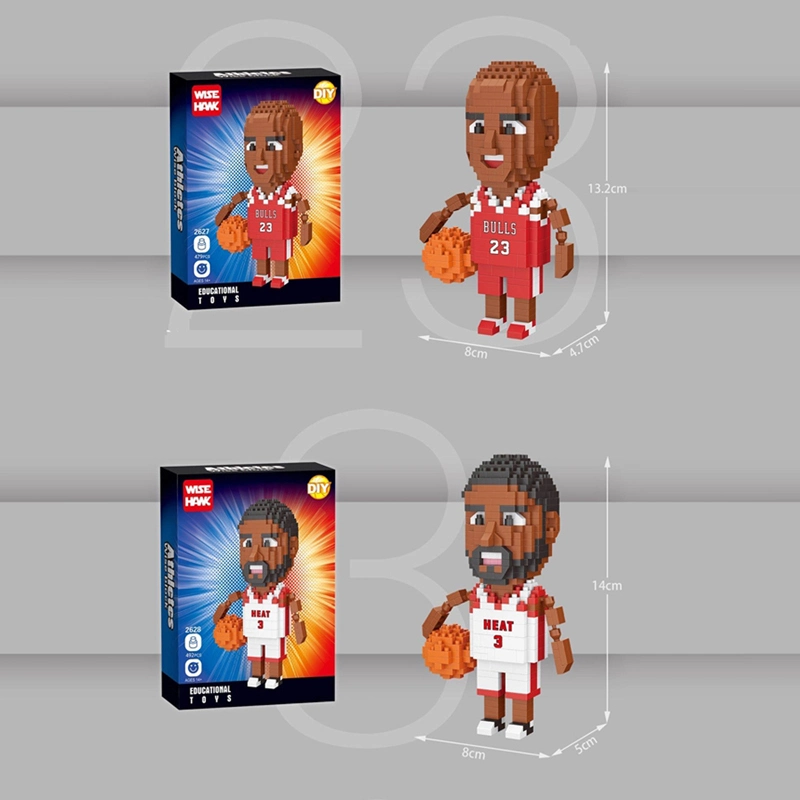 Best Selling Basketball Star Kids Plastic Buliding Blocks Education Toys Building Block Sets for Kids