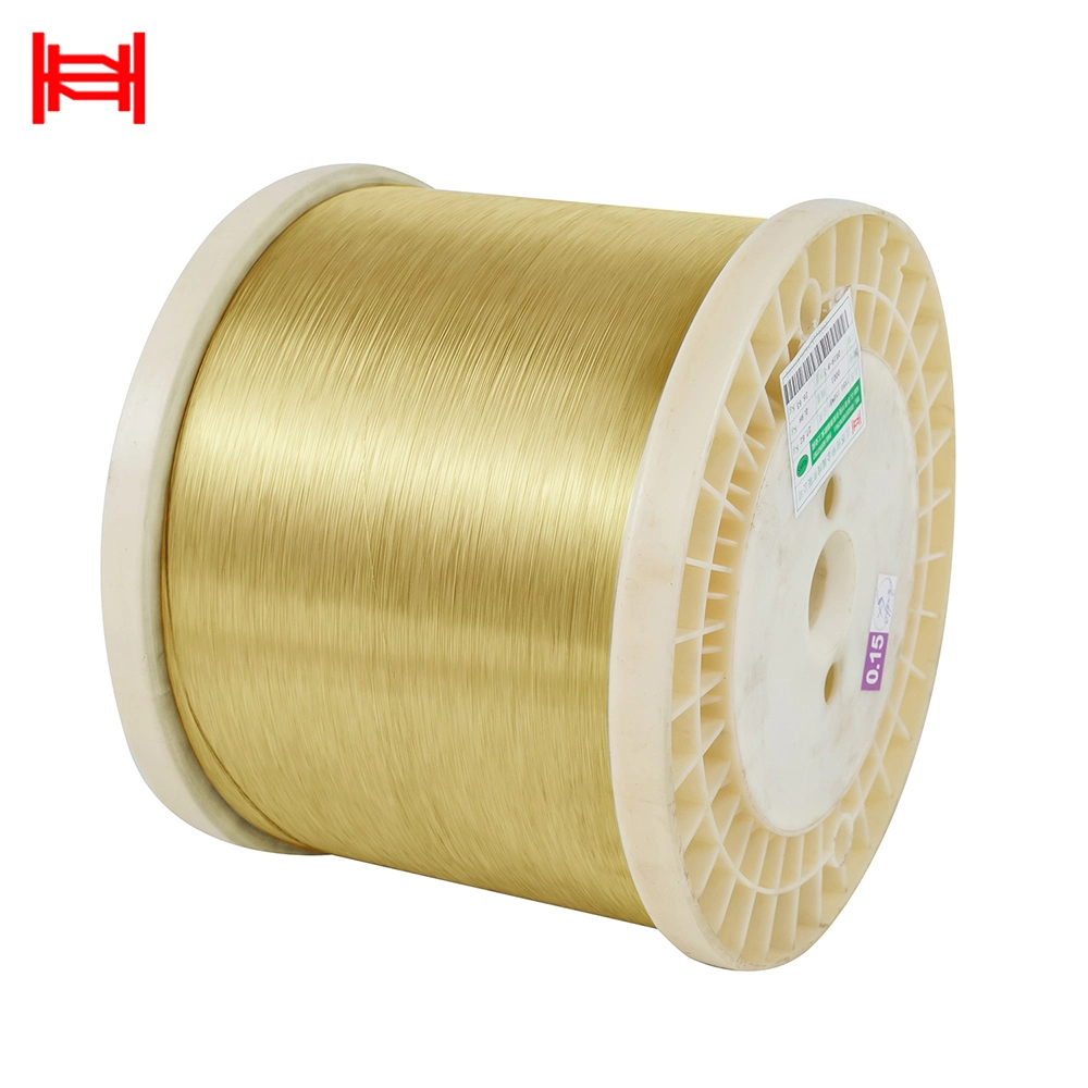 0.25mm 0.3mm Welding Copper Zinc Alloy Yellow Brass Electrode Wire