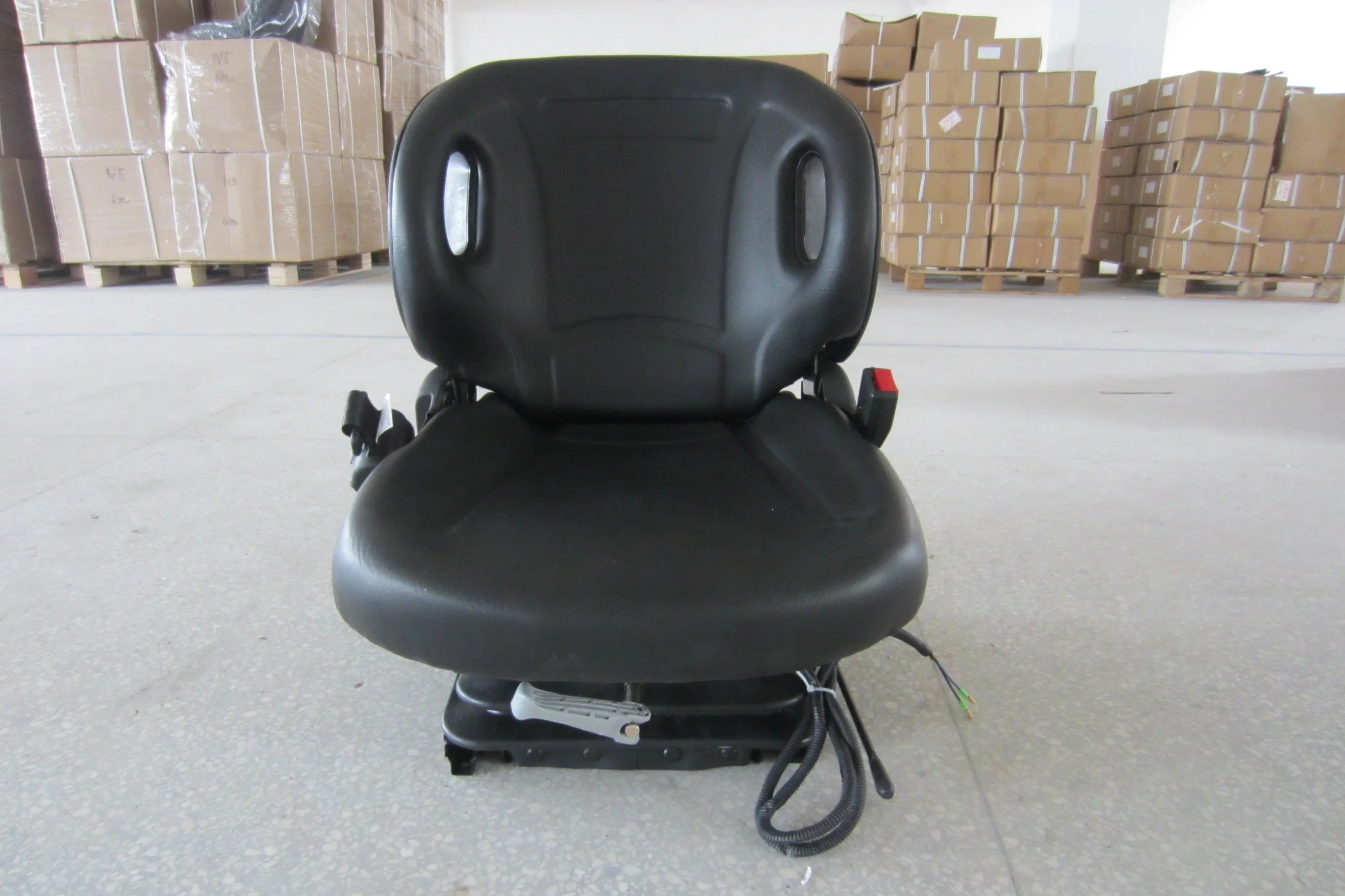 New Leather Forklift Seat with Suspension