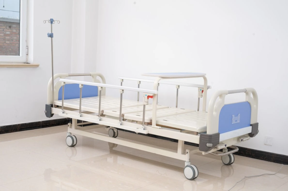 Cuidados en el hogar de enfermería dos funciones Clínica paciente Medicalbed Alta Baja Cama de hospital eléctrica