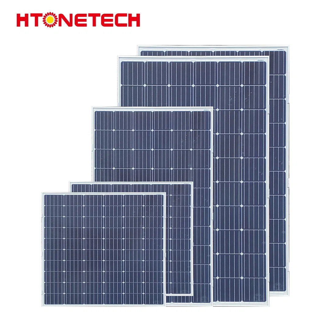 Htonetech 570W Solarmodul-Fertigung 590W 600W 650W 750W Solar Panel China 1500 * 680 * 30mm Panel Abmessungen 175W Mono Solarpanel