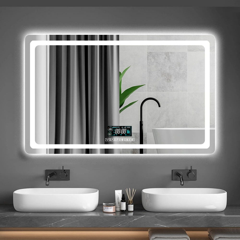 Multi Funktionen Anti-Fog Smart Touch Dimmer Wand LED Licht Eitelkeit Badezimmer Spiegel LED Magic Mirror Badezimmer Smart Spiegel