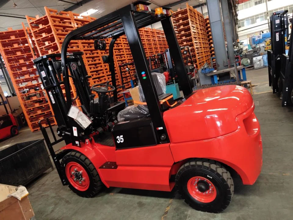 Redlift Hot Sale T3 Series gasolina Forklift 2,5ton Mini pequeño Carretilla elevadora con capacidad de operación cómoda 2500kg Mantenimiento fácil