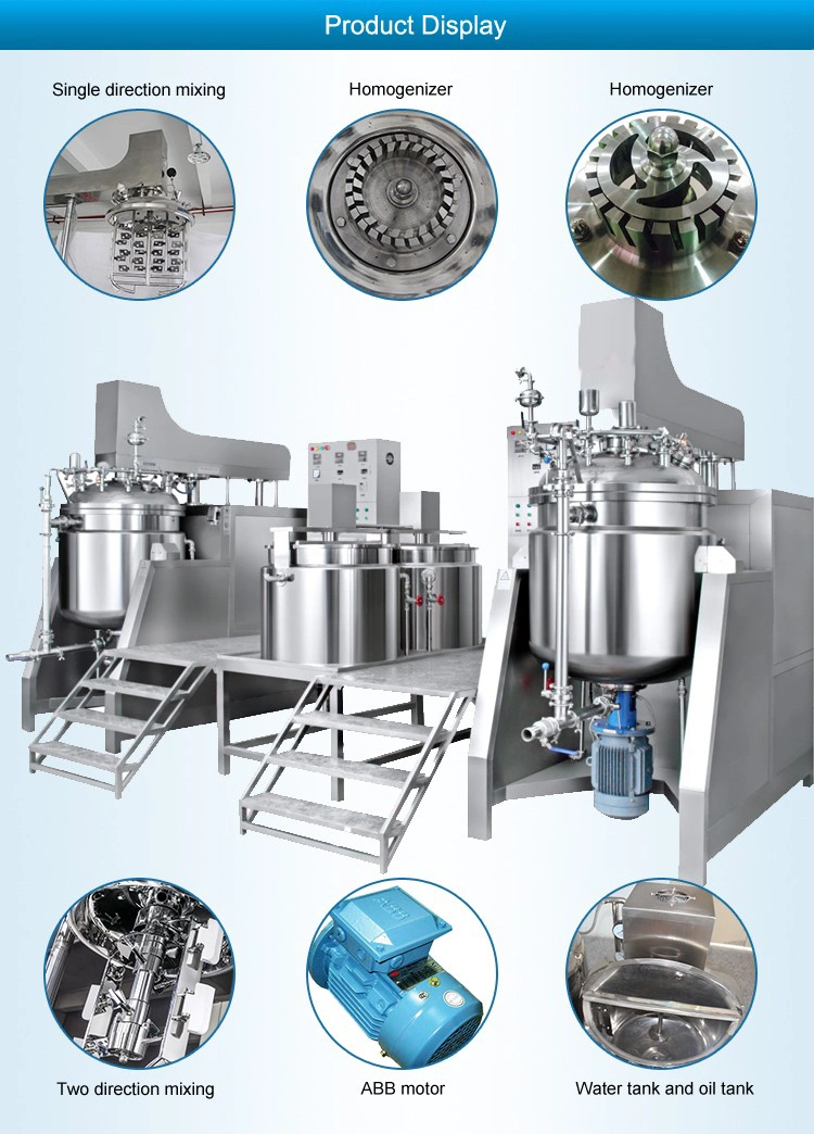 Laboratory Emulsifying Homogenizer Emulsifier Food Grade Steel Tank Homogenizer