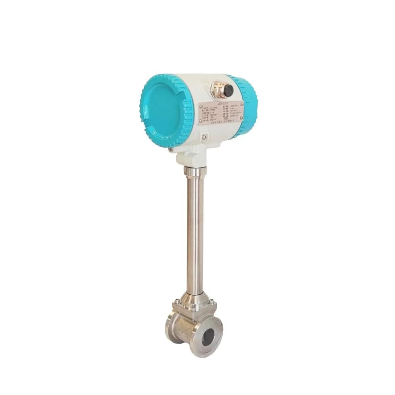 Digital High Temperature Manufacture Calibration 350degc Steam Type Gas Vortex Flow Meter