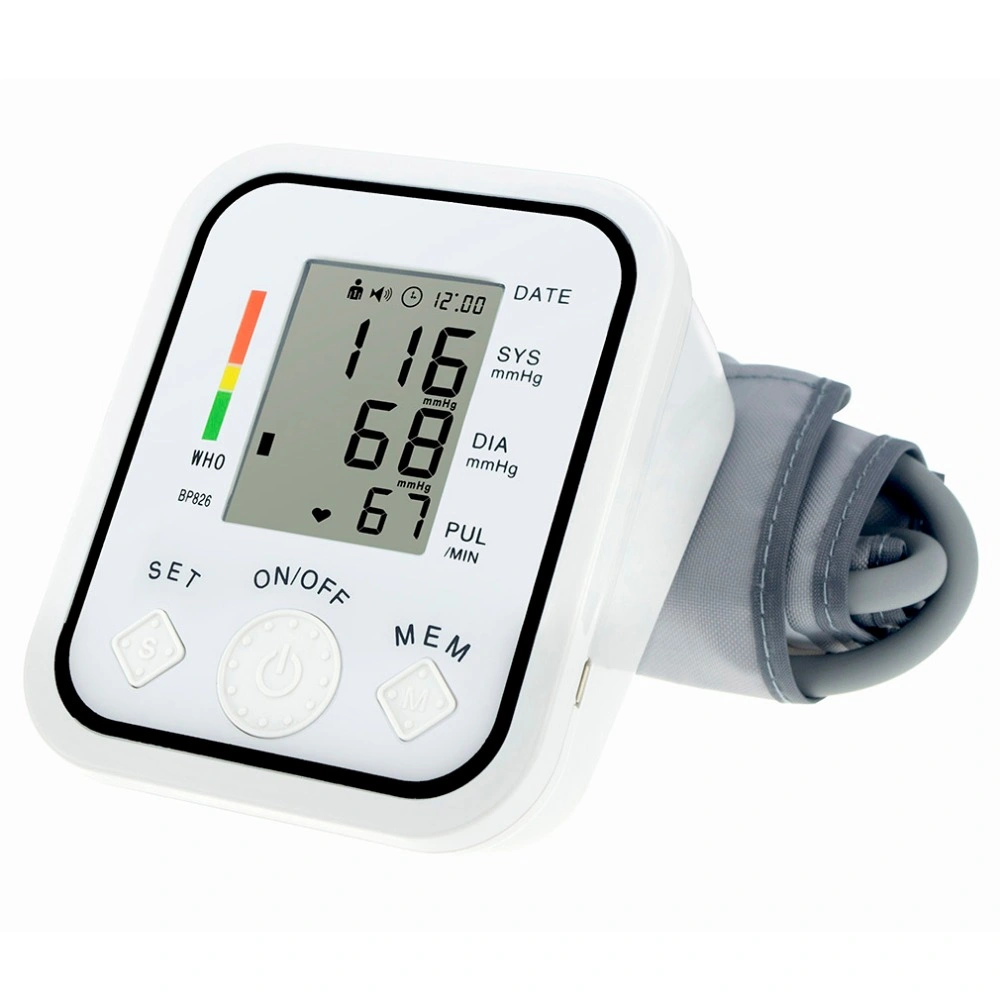 Medical Electronic Digital Arm/Wrist Blood Pressure Monitor Sphygmomano Blood Pressure Meter