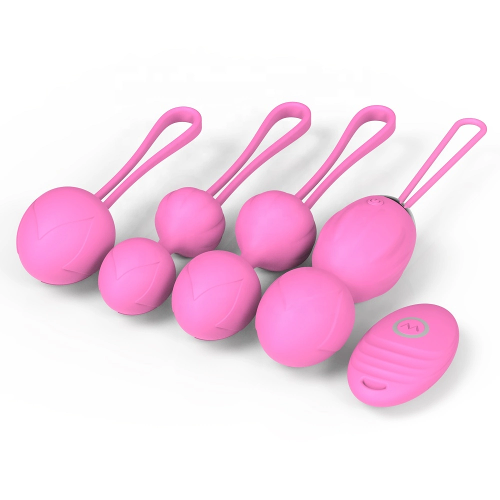 4 PCS Wireless Vibrating Ball Banger Remote Control Kegel Balls Tighten Vagina Vibrator for Gay Female Sex Toys