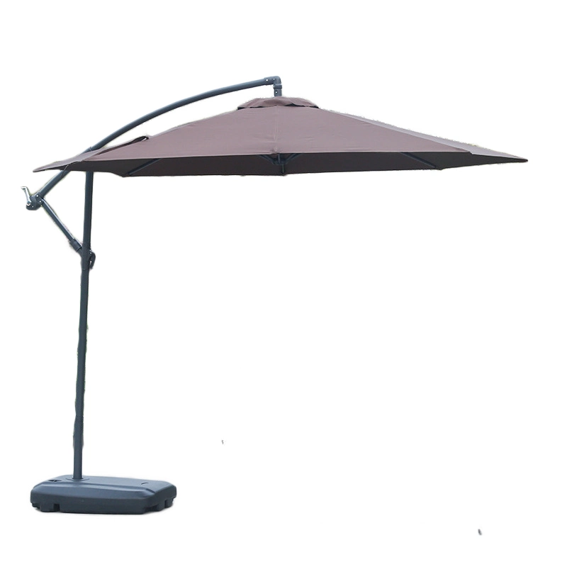 Modern Leisure Outdoor Home Furniture Patio Solid Iron Wrench Sunshade Beach Umbrella for Garden
