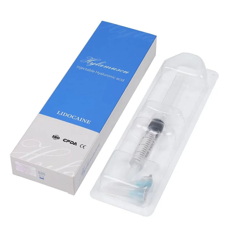 Hylamuscu Hylauronic 10ml 20ml Gel de relleno dérmico de ácido de hectáreas de inyección de llenado de la ampliación del pene