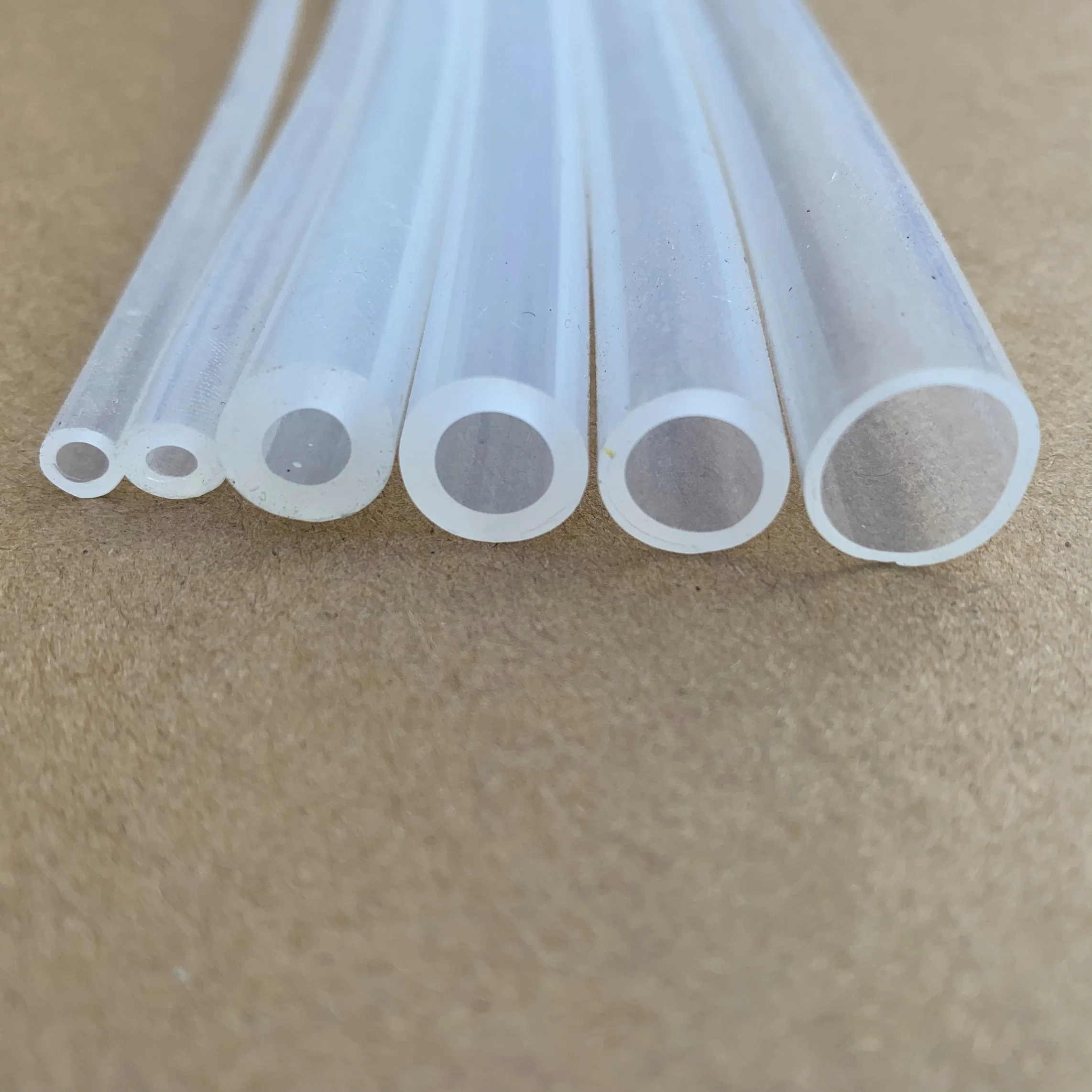 Flexible Clear Color High Pressure Tasteless Soft Thin Water Hydraulic Silicone Tube Hose