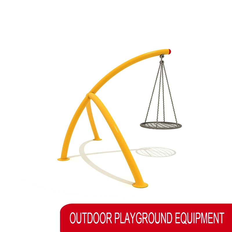 Amusement Park Outdoor Wooden Net Web Swing Play Sets Playground Equipment