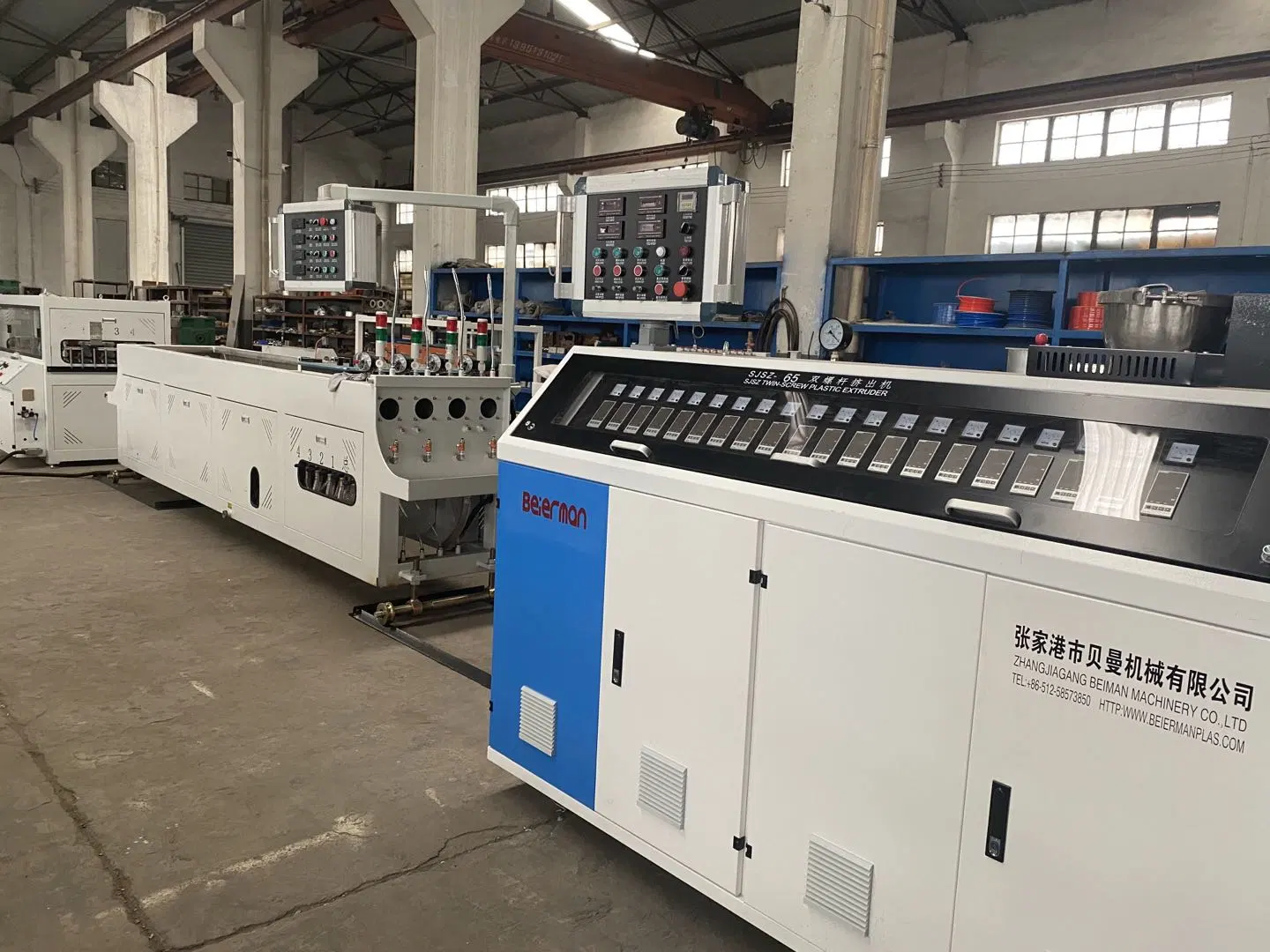 Beierman PVC Four Cavity Pipe Production Line