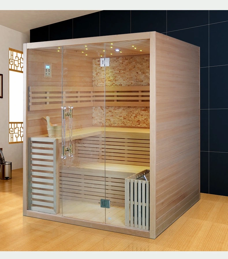 Compare Share Hot 3 Luxury See-Though Design Traditional Steam Sauna with Culture