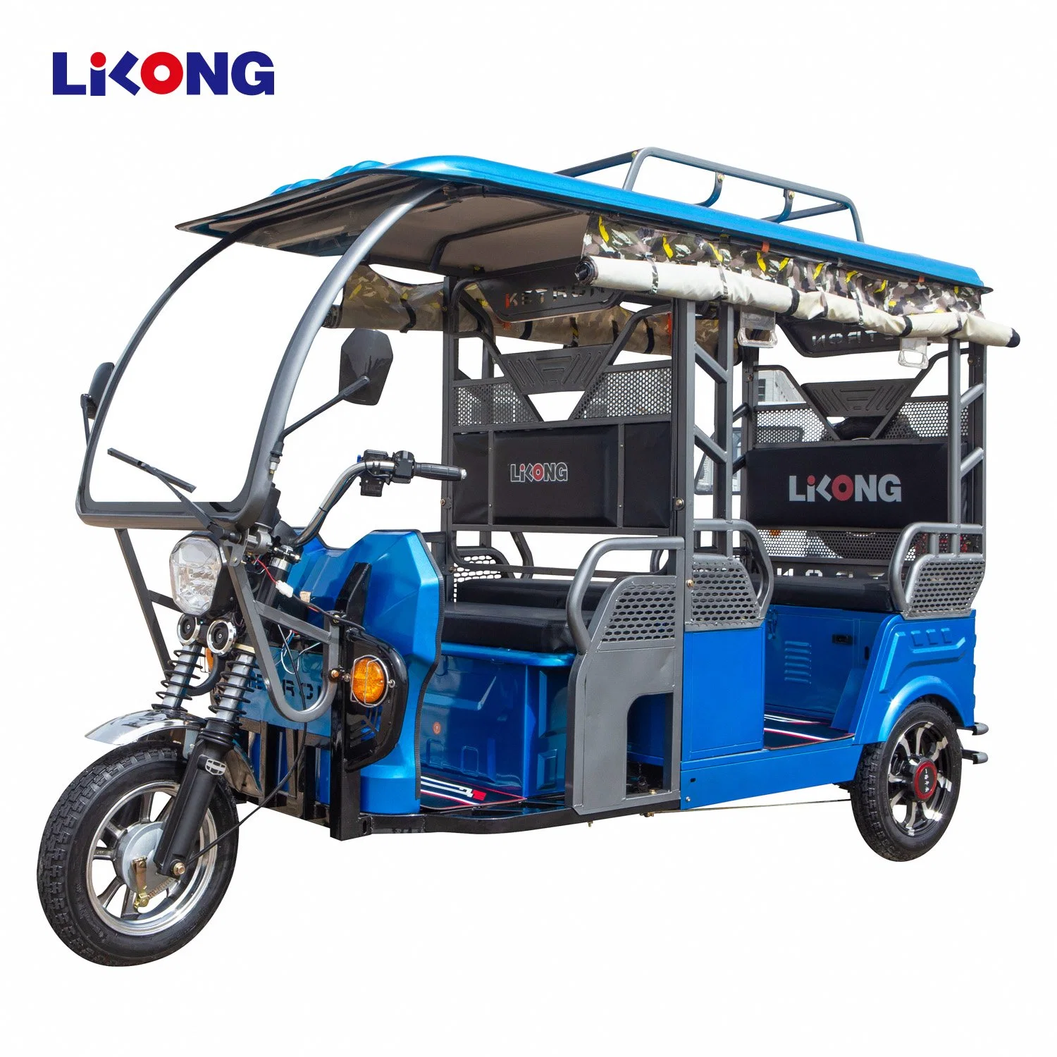 Lilong Original Factory operado a bateria Auto Rickshaw Conjunto DRC