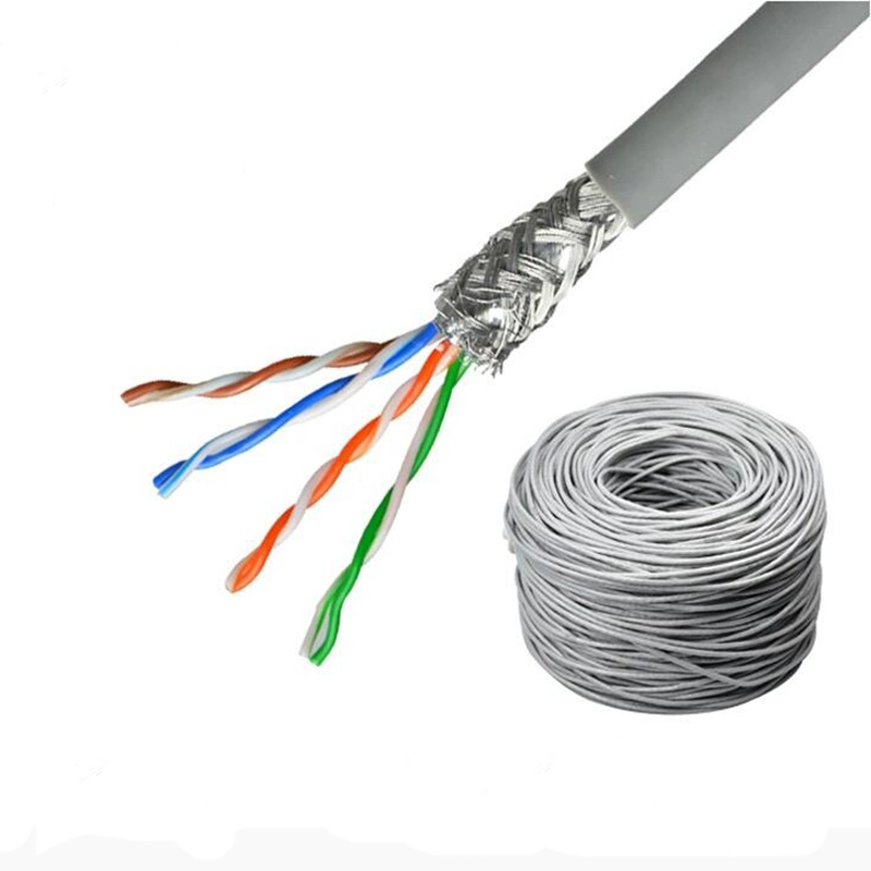 Cable de red UTP Cat 5e cable de cobre 24 AWG para interiores