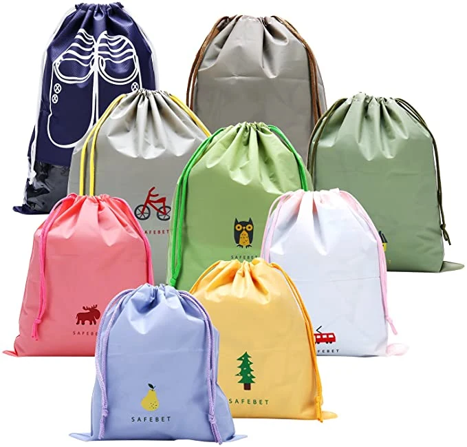 Wholesale/Supplier ISO BSCI Factory Eco-Friendly Polyester Logo Satin Drawstring Backpack