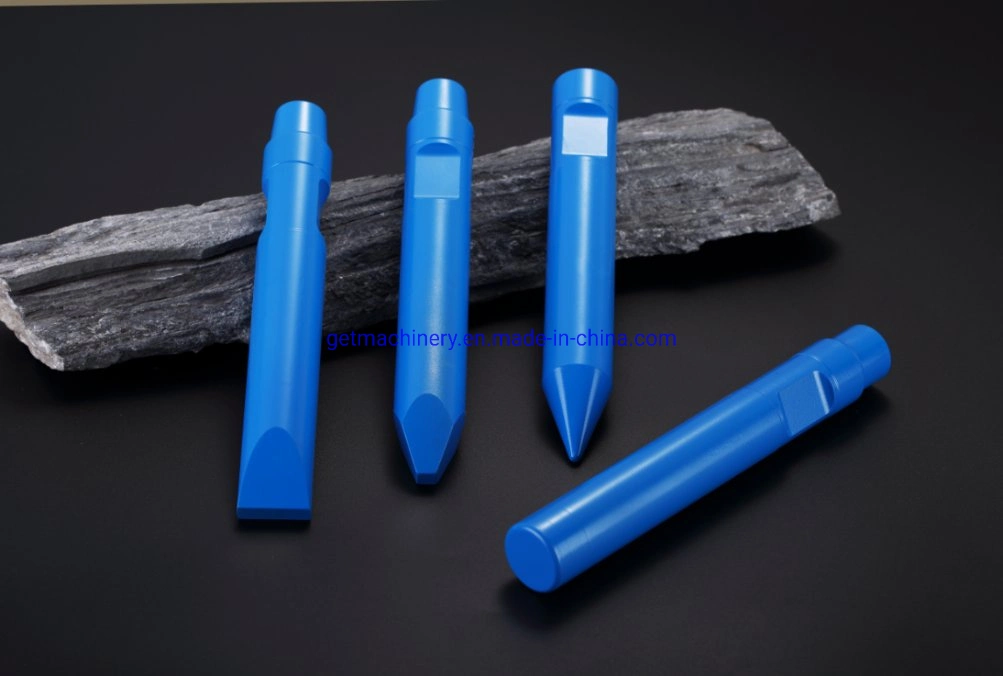 High Quality Hydraulic Breaker Chisels China OEM Factory Manufacturer for Breaker Mes550 Mes553 Mes601 Mes621 Mes650 Mes1050 Mes1200 Mes1500 Mes1750 Mes1800