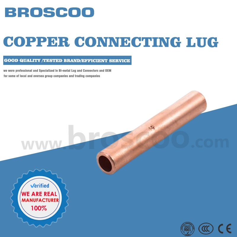 Compression Terminal Cable Tubular Electrical Wire Butt Tube with Partion