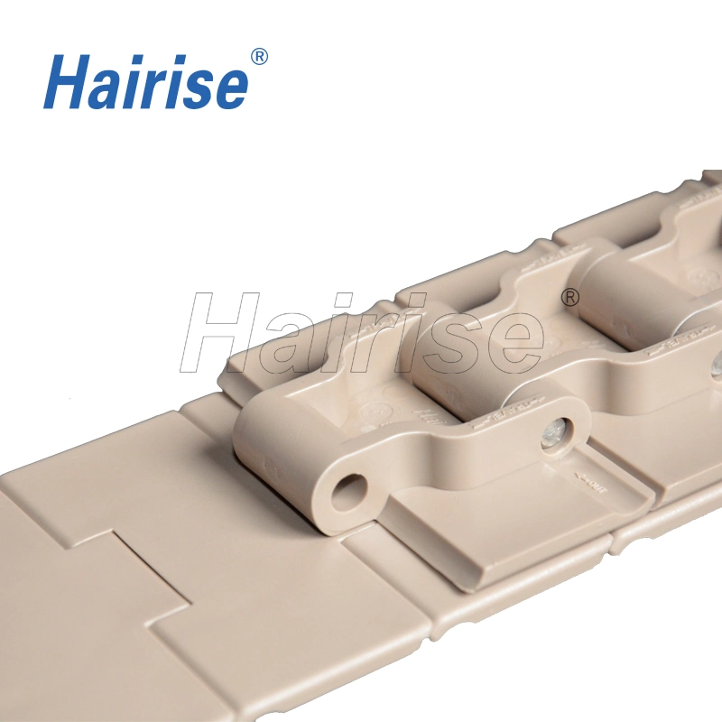 Hairise 828 Plastic Flat Top Chain Food Grade for Conveyor