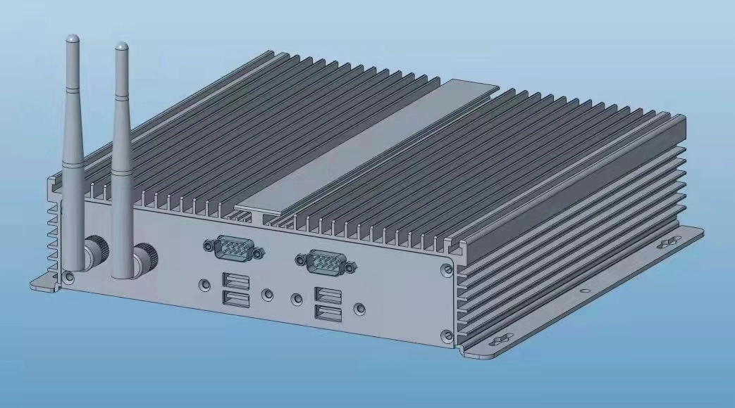 Intel ® Embedded Fanless avec mini-ordinateur en aluminium