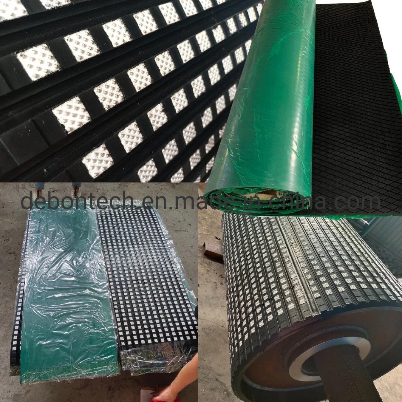 Anti Impact Alumina Ceramic Wear Tiles and Ceramic Pulley Lagging Sheet