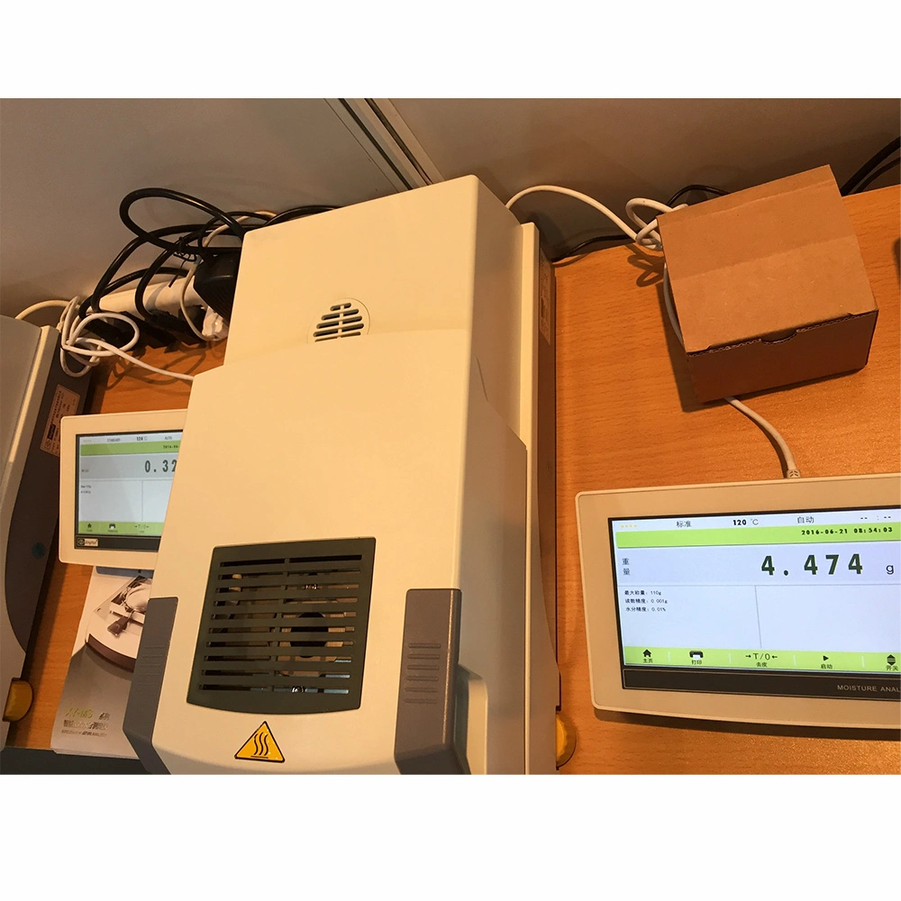 Automatic Intelligent Touch Screen Halogen Moisture Meter for Grain Food Feed Paddy etc.