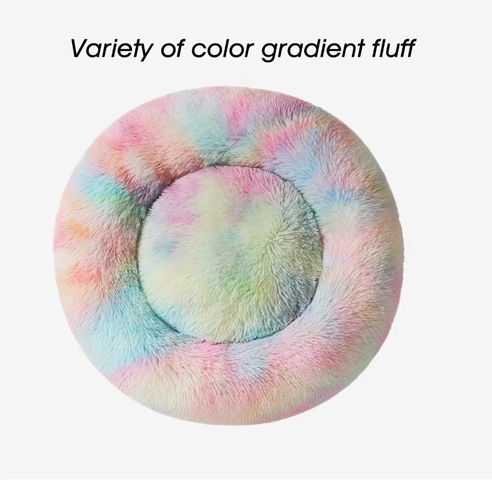 Wholesale/Supplier Anti-Anxiety Calming Washable Round Long Hair Kong Dog Bed