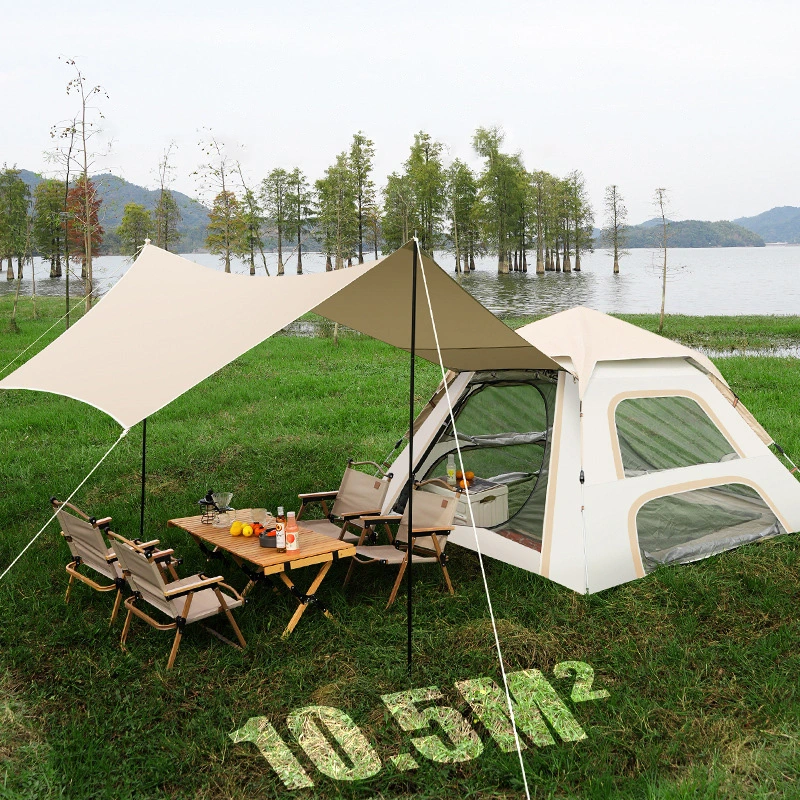 Beach Outdoor Multi Person 5-8 Persons Family Hiking Sun Shelter Custom Easy to Carry Pop up Tents Camping Outdoor