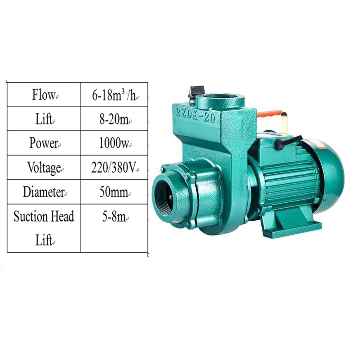 Shallow Well Jet Self-Priming Surface Electric Water Pump
