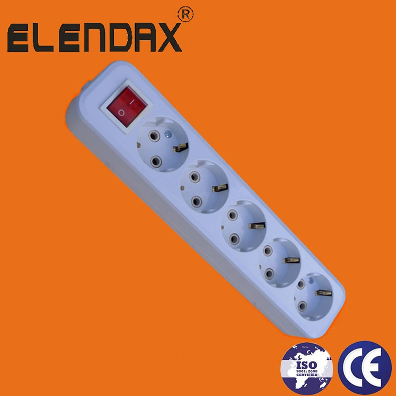 3 Holes Power Strip with Ground with Switch (E8003ES)