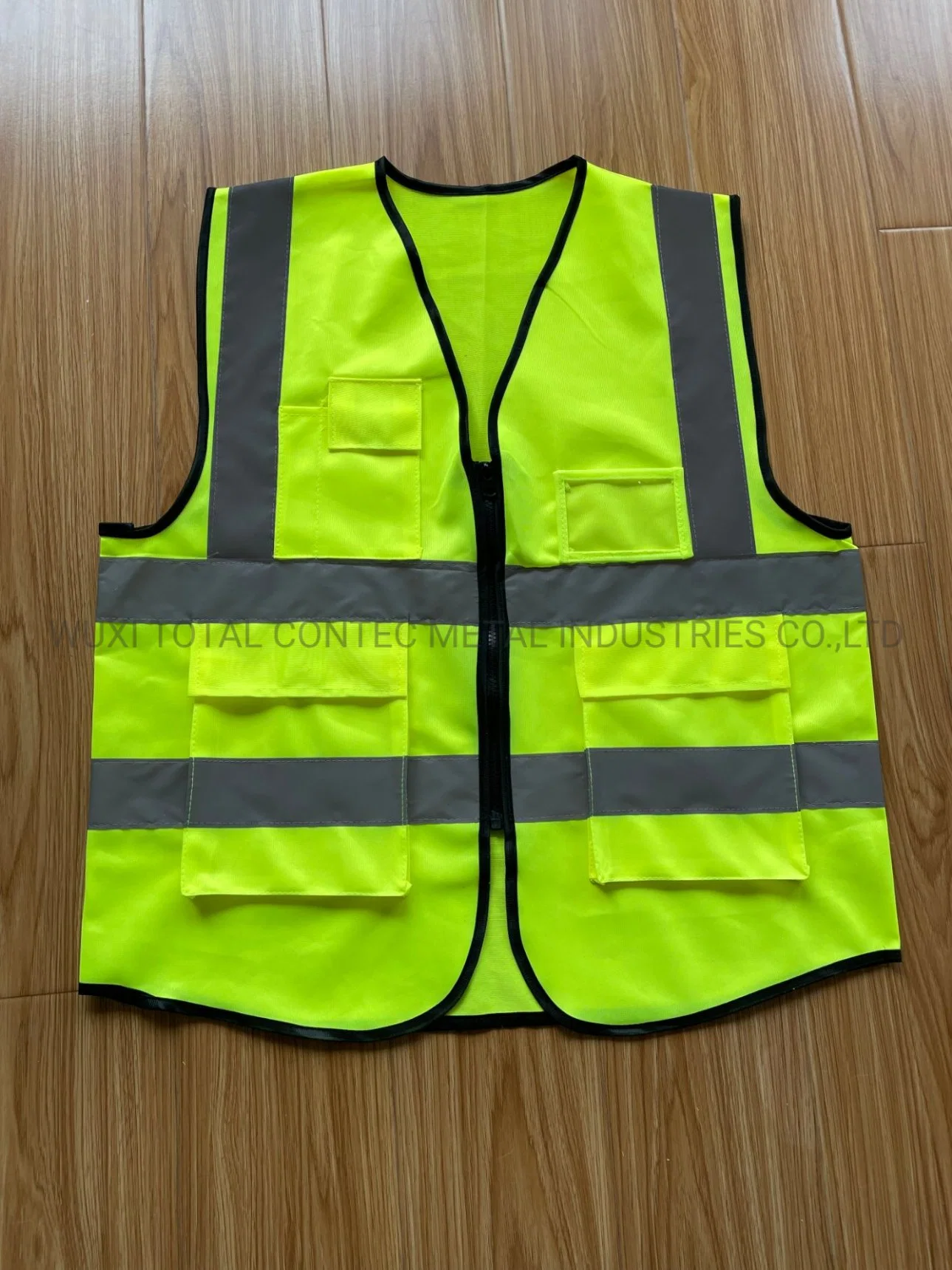 High Vis Safety Reflective Vest Security Construction Reflective Vest Workwear with Logo