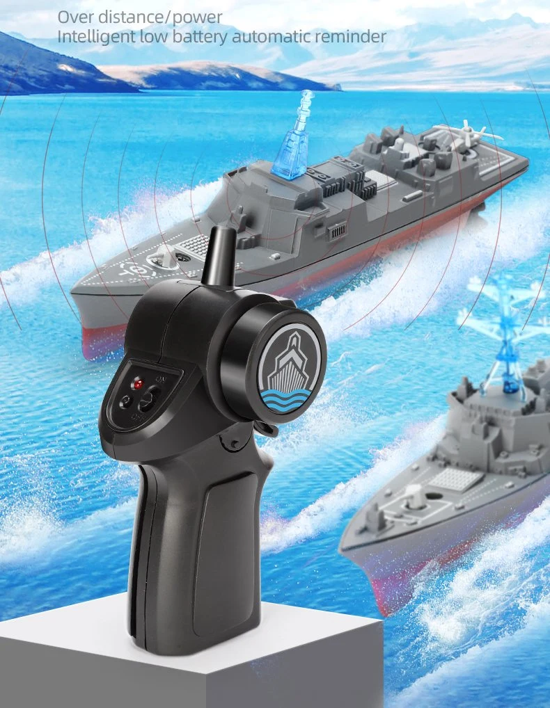 Remote Control Boat 2.4GHz Model RC Boat Ship Speedboat Ship in The Water Toy Speedboat Model