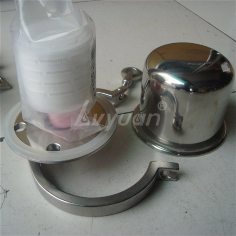 Flange Clamp Customization 0.2 Micron Filter Compressed Air Dryer Filter with 2.5/5/10/20/30 Inch Cartridge Housing