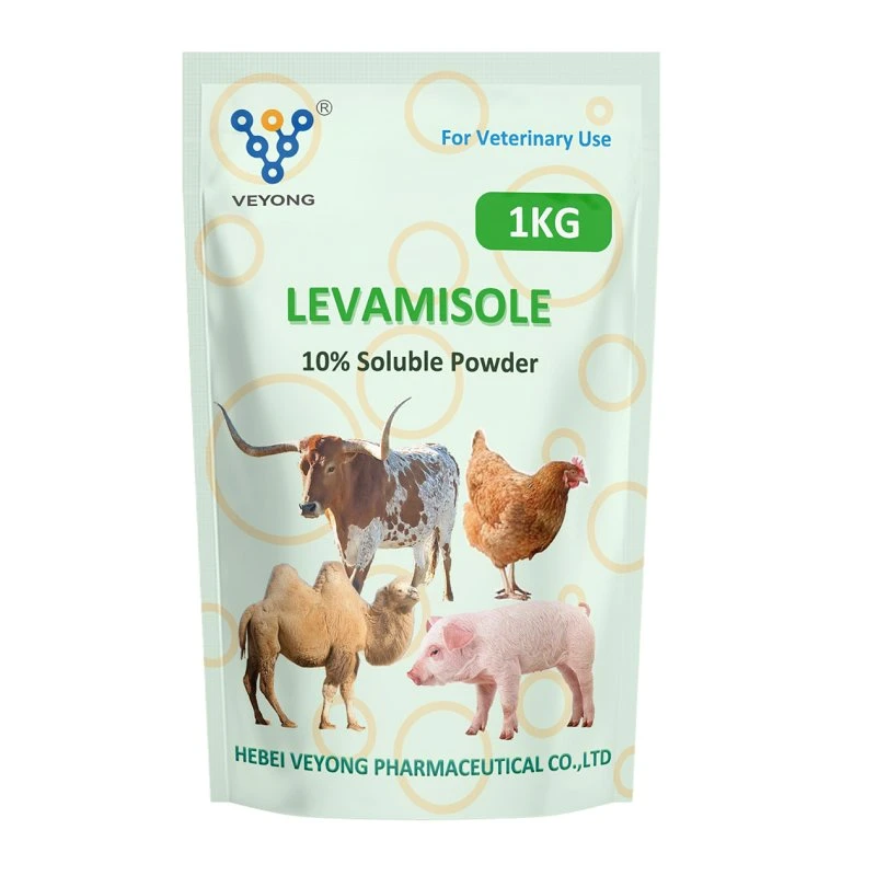 Veterinary Medicine 10% Levamisole Powder for Sheep Cattle Camel Customized Brand From China GMP Factories