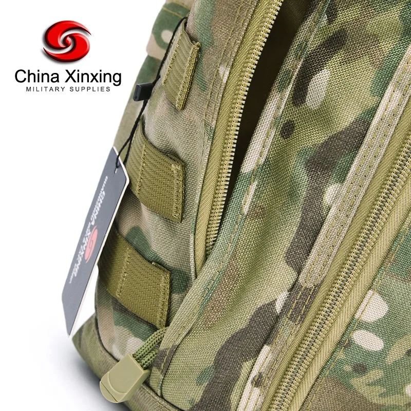 Multicam Triple Vice Pouch Multifunctional Military Sling Bag for Outdoor Camping Hiking