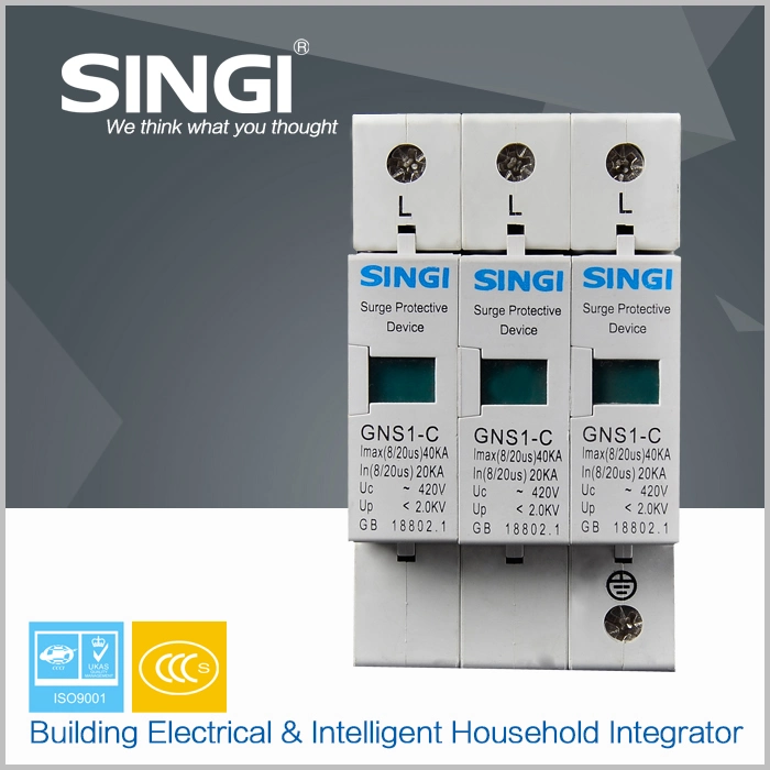 1,5 Kv 1.8kv 0.8kv 1.0kv 2.0kv 2,5 KV 3 Dispositivo de protección de sobrevoltaje Polo SPD