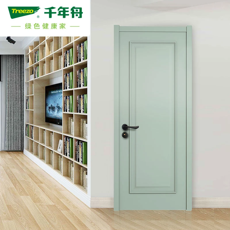 Hot Selling Good Quality Classic Design Interior MDF Door Engineering Series Engineering Cheap Painting MDF Door