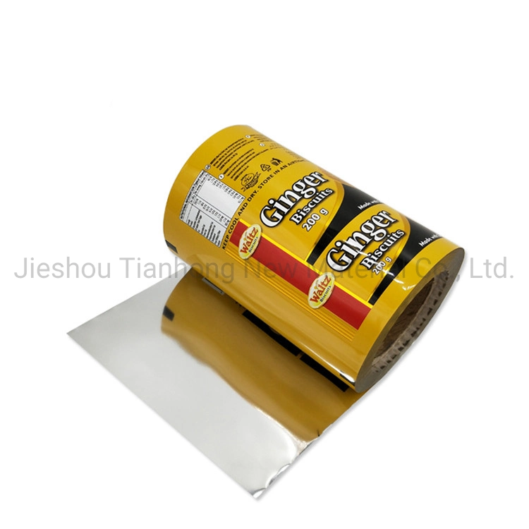 Custom Printing Lamination Stretch Film Plastic Potato Chips/Biscuit Packaging Film Roll