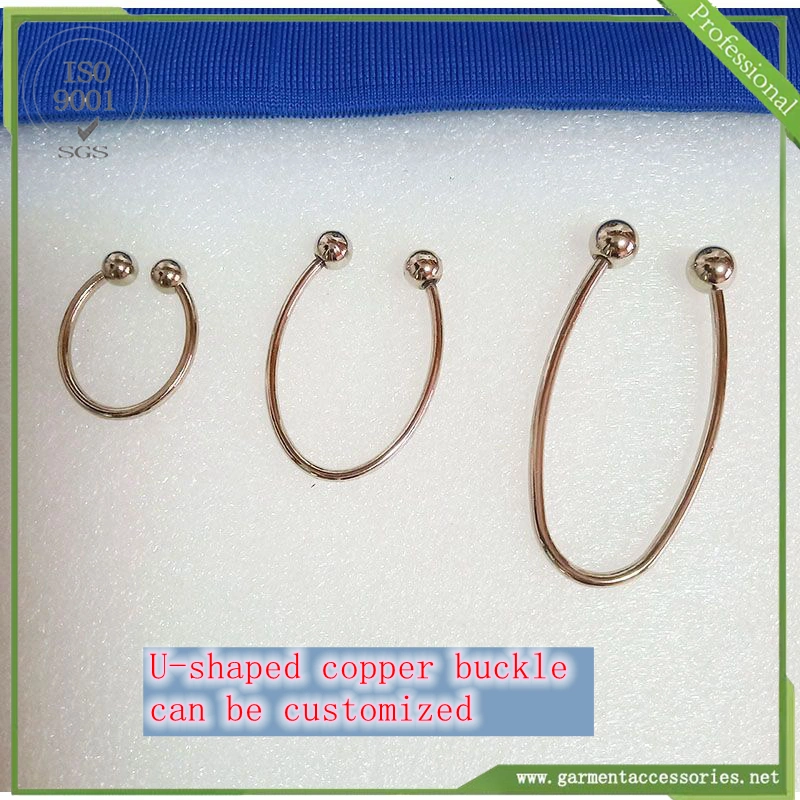 Anti-Light Buckle Safety Pin C-Shape Lapel Pin for Women Girls Clothing Decoration