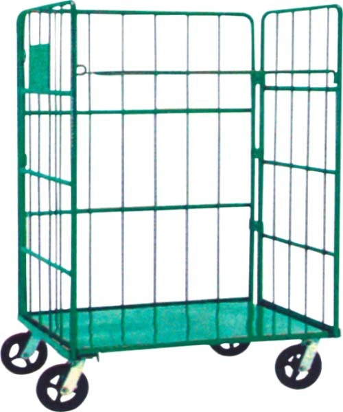 Foldable Warehouse Logistics Trolleys Warehouse Trolleys with Doors