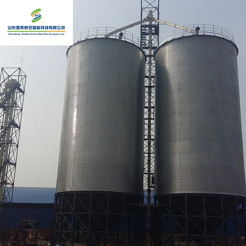 Shelley Feed Storage Silo China Granary Silo Manufacturing Professional Manufacturer وعاء صندوق من الفولاذ المطري أرز بادي القمح الذرة الذرة تخزين سيلو