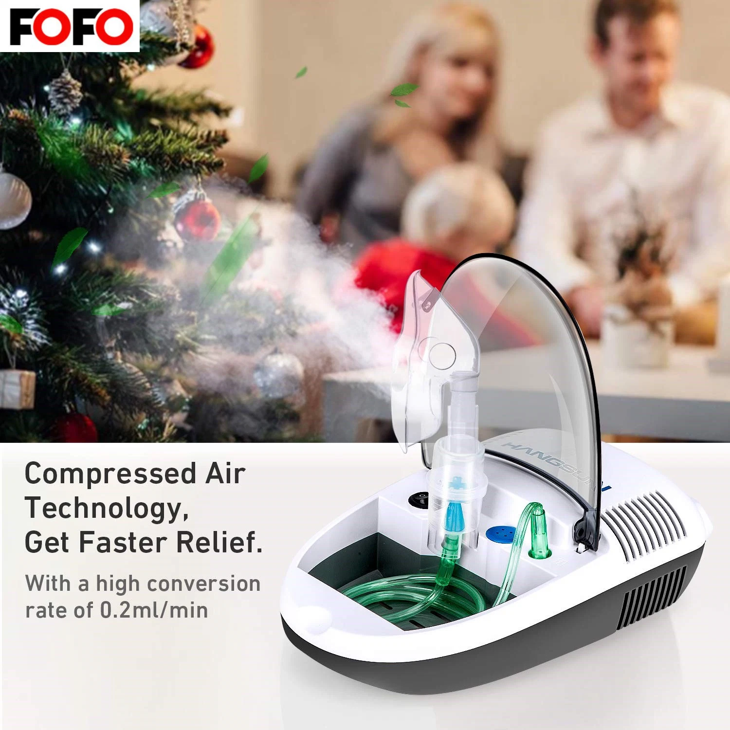 Portable Steam Air Compressor Nebulizer