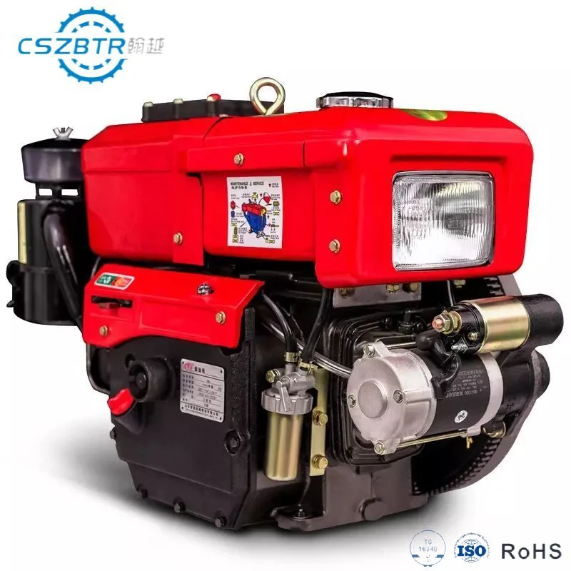 Motor Cszbtr de un solo cilindro Mini Diesel Motor de Embarcaciones al aire libre 4 Motores pequeños diesel para agricultura de carrera