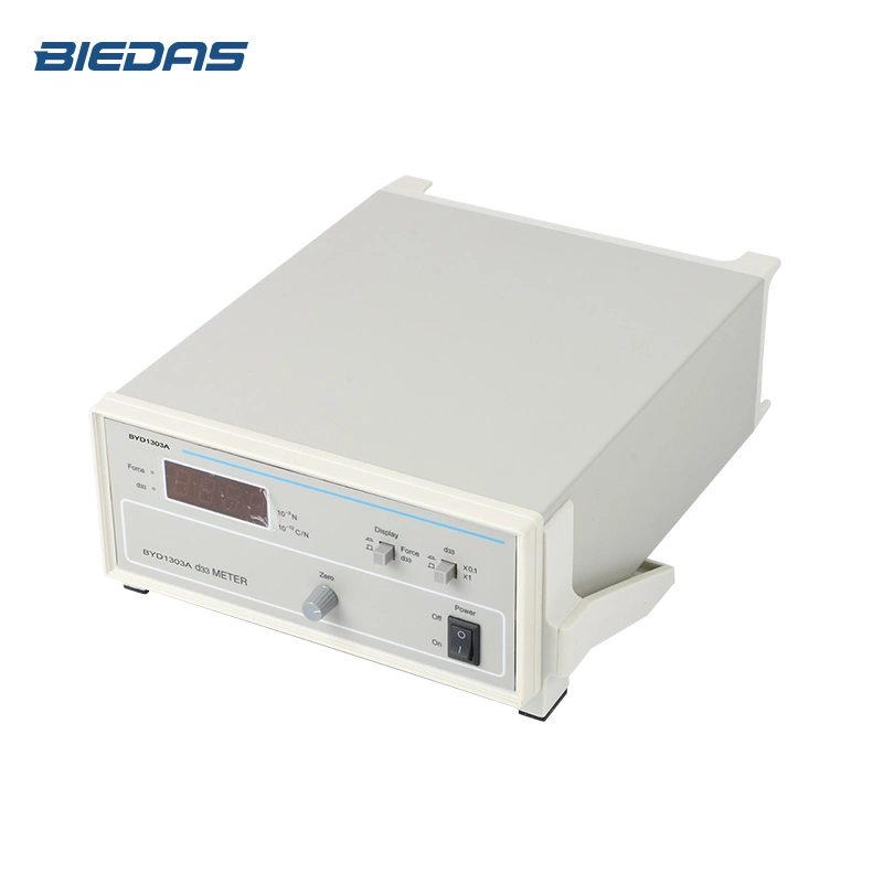 Biedas D33/1303A Piezoeléctrico de alta resolución Cerámica polímeros Cristales simples D33 Medidor de prueba