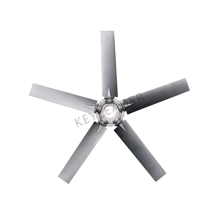 P5z Hélice de ventilateur axial en alliage d'aluminium à 5-5 pales avec moyeu pour compresseur d'air IR.