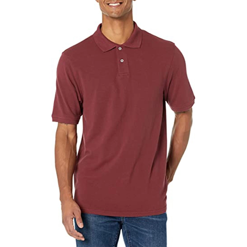 Solid Color Blank Design High quality/High cost performance  Cotton Polo Shirts