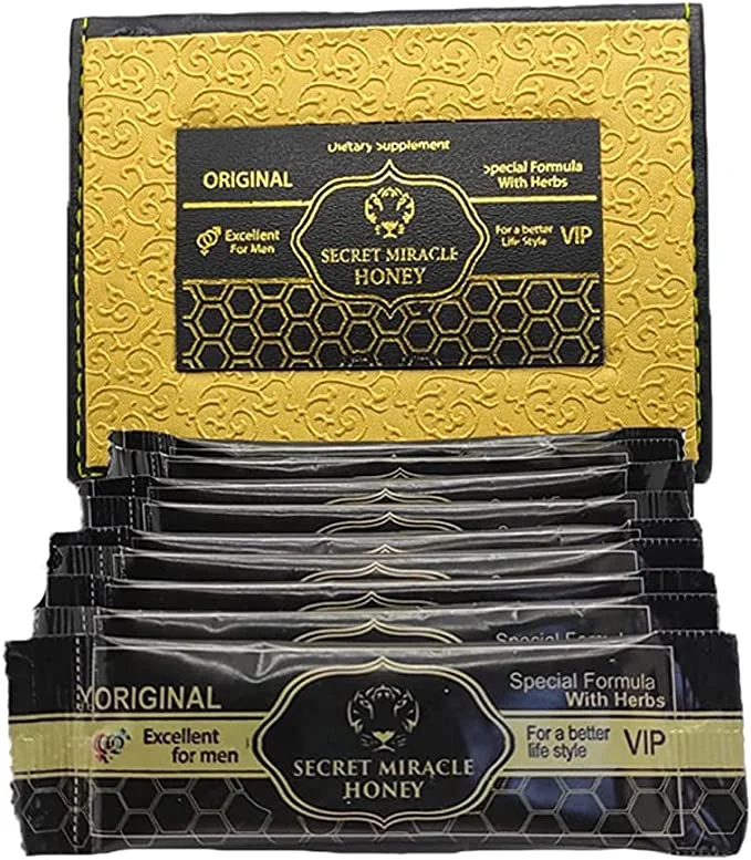 Secret Miracle Honey Aphrodisiac Honey 15g 12 Sachets Royal Honey