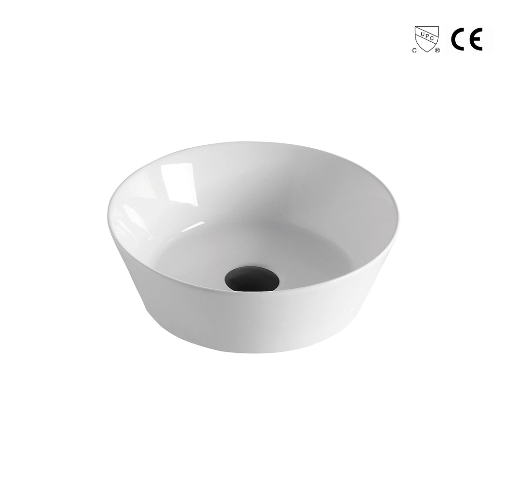 Accesorios de Baño de promoción de pequeño tamaño, baño redondo de la cuenca del lavado de manos de cerámica